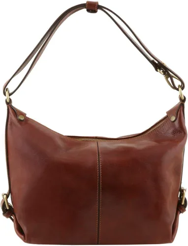 Miniatura 3 de Tuscany Leather Sabrina Bolso hobo de piel, Negro