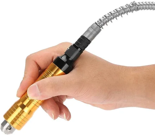 Miniatura 9 de Eje flexible, cable de eje flexible de 0.236 in, taladro eléctrico, herramienta de amoladora rotativa de 0.020-0.236 in para pulido, grabado