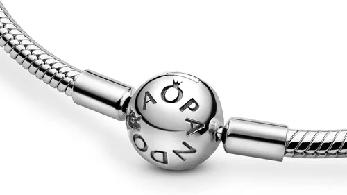 Miniatura 4 de PANDORA Jewelry Moments - Collar de plata de ley con cadena de serpiente, Metal