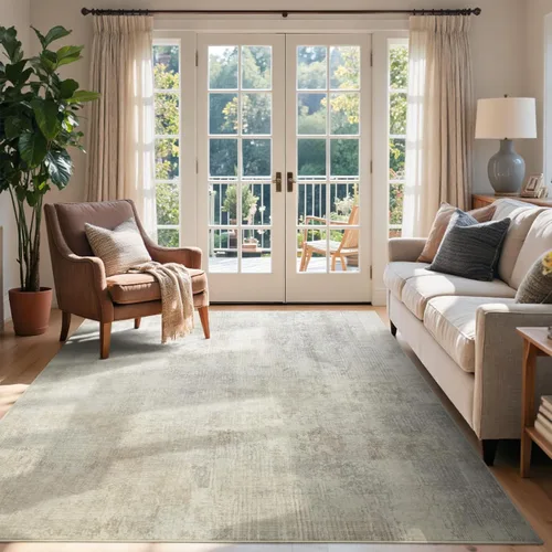 Miniatura 20 de Alfombra de pasillo lavable de 2 x 6 pies, antideslizante, de pelo bajo, alfombra de área de cocina, alfombra suave y larga para entrada, alfombra