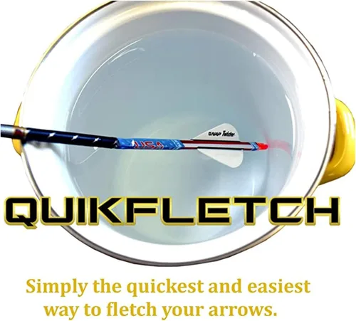 Miniatura 4 de New Archery Products Quikfletch Twister 2" 3-Paletas estabilizadoras para mayor precisión de flechas de arco compuesto y pernos de ballesta – 6