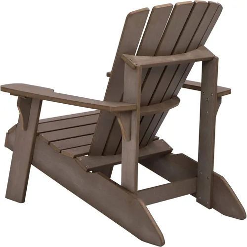 Miniatura 2 de Lifetime Silla Adirondack de madera sintética Marrón claro