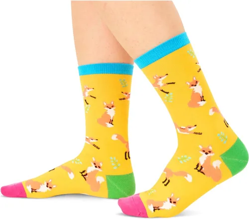 Miniatura 3 de Zmart Funny Rubber Duck Gifts Dinosaur Pig Goat Gifts For Women, Duck Dino Piggy Socks Girls