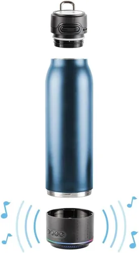 Miniatura 2 de Botella de agua de alta calidad aislada al vacío con altavoz Bluetooth recargable y control remoto Xtreme Mini Bluetooth. El control remoto funciona