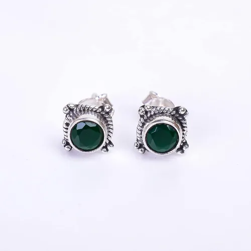 Miniatura 41 de Round Gemstone Stud Design 2