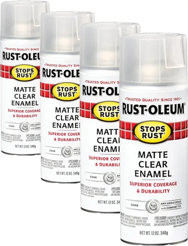 Miniatura 90 de Rust-Oleum 285092 - Pintura en aerosol para prevención del óxido, 12 onzas, transparente satinado Satinado claro