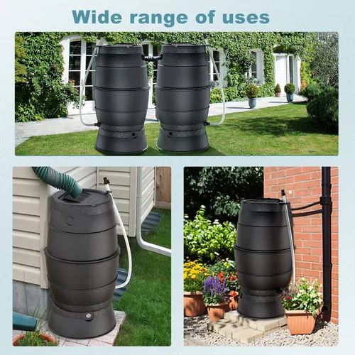 Miniatura 3 de SQUEEZE master Soporte para barril de recolección de agua de lluvia de 50 galones
