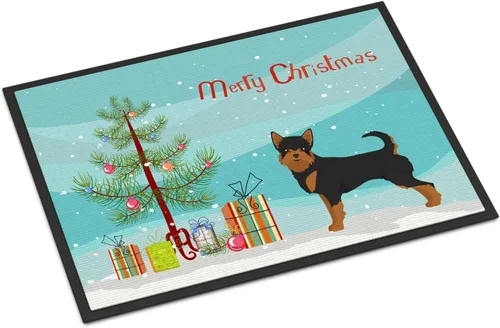 Miniatura 156 de Caroline's Treasures CK3799MAT Akita Shepherd - Tapete de árbol de Navidad de 18 x 27 pulgadas, tapete para puerta delantera, interior y exterior