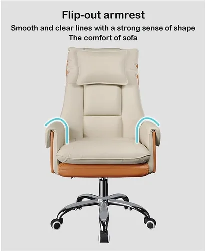 Miniatura 5 de High Back Computer Gaming Chair with Footrest Lumbar Backrest Design Executive Swivel Office Desk Chairs for Conference Room Living Bedroom