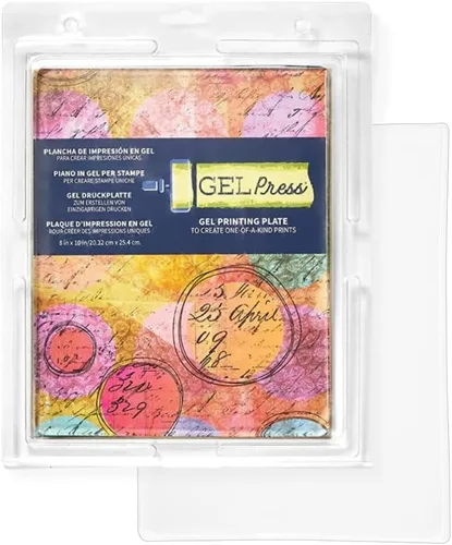 Miniatura 11 de Gel Press Herramienta de colocación: guía de alineación de precisión para impresión en gel, impresiones repetibles en capas, fácil posicionamiento