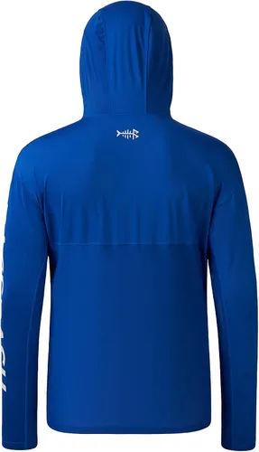 Miniatura 2 de BASSDASH UPF 50+ - Sudadera con capucha para hombre, protección solar UV, manga larga, rendimiento