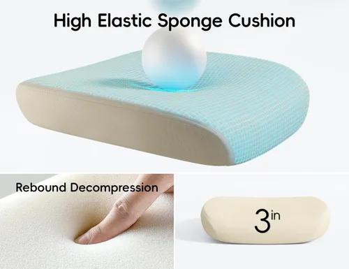Miniatura 6 de TRALT Silla de oficina – Silla de oficina ergonómica con soporte para el respaldo, silla de computadora, sillas de escritorio de oficina en casa