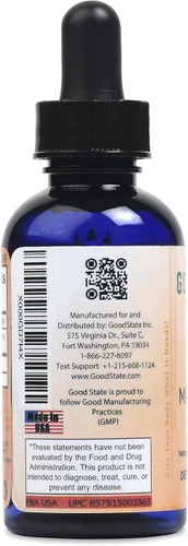 Miniatura 3 de Good State Ultra Concentrado de Magnesio Iónico Líquido (10 gotas por 50 mg - 100 porciones por botella)