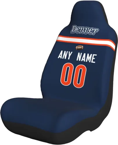 Miniatura 11 de Fundas de asiento de coche de fútbol personalizadas, accesorios personalizados para automóvil, regalos de Arizona con nombre y número, funda