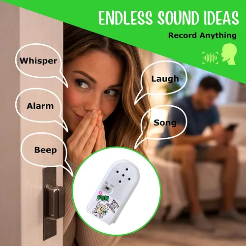 Miniatura 12 de FUN delivery Annoise Broma de broma de sonido molesto grabable oculto broma broma