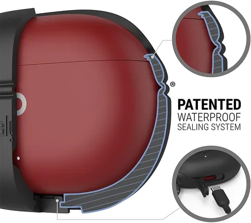 Miniatura 5 de Catalyst Funda protectora impermeable para Beats Studio Buds/Studio Buds+, funda Beats Studio Buds Plus, con mosquetón de alta calidad, diseño Negro