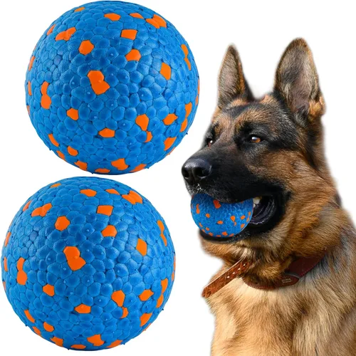 Miniatura 13 de FUSOTO 3 pelotas de tenis duraderas para perros masticadores agresivos, para perros grandes, medianos y pequeños