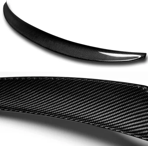 W-POWER, Puerta de elevación de fibra de carbono real para maletero compatible con Hyundai Genesis Coupe 2010-2016, 2011 2012 2013 2014 2015, estilo