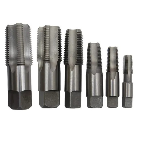 Miniatura 2 de Drill America DWTHS1/4-1-1/4SET - Juego de 6 grifos NPT en caja de madera