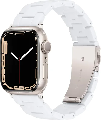 Miniatura 11 de Bandas para Apple Watch Light House - Correas de resina ligera de moda para iWatch para mujeres y hombres 38mm/40mm/41mm/42mm (Series 11 10)