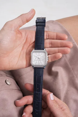 Miniatura 6 de GUESS 36mm Multifunction Stainless Steel Watch with Crystals