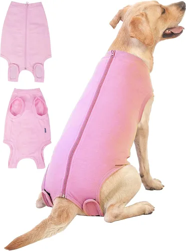 Miniatura 10 de Traje de recuperación de cirugía para perros – Después de la esterilización, heridas abdominales después de la recuperación quirúrgica, antilamida