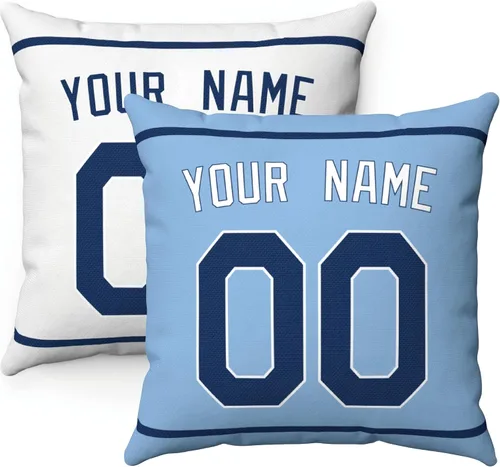 Miniatura 11 de ANTKING Paquete de 2 almohadas personalizadas con cualquier nombre y número, regalo personalizado para hombres, mujeres y niños Para Philadelphia