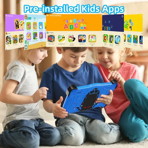Miniatura 3 de Fivahiva Tableta para niños Android 15 de 7 pulgadas, tableta para niños de 3 a 7, 10 GB de RAM 64 GB de ROM, WiFi, pantalla IPS, control parental