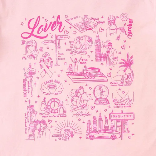 Miniatura 5 de Camisetas de álbum de música para mujer, camiseta de concierto, diseño gráfico de música country You Need to Calm Down Lover Fans Gift Tees Tops
