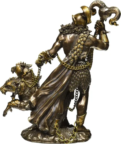 Miniatura 3 de Pacific Giftware Dios griego del inframundo Hades con cerbero perro estatua figura romana