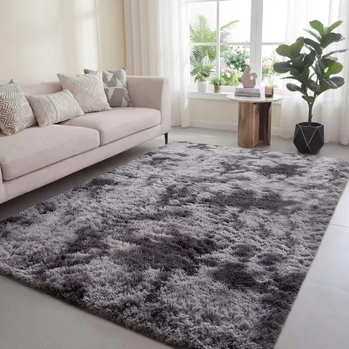 Miniatura 16 de Poboton Alfombras de área lavables a máquina de 8 x 10 pies para sala de estar, dormitorio, alfombra suave y esponjosa, alfombra de suelo