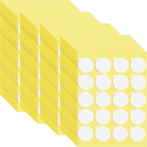 Miniatura 13 de Kit de 240 piezas de fabricación de velas, calcomanías de mecha de vela, suministros para hacer velas, calcomanías de doble cara con la pequeña