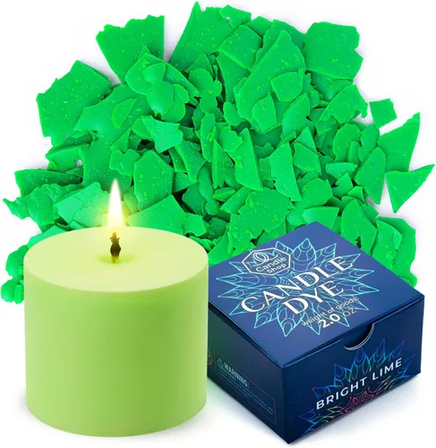 Miniatura 21 de Tinte amarillo brillante de 2 onzas para fabricación de velas de soja, tintes de cera de velas altamente concentrados, chips de tinte