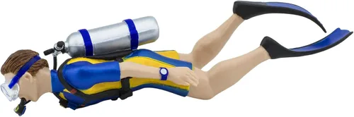 Miniatura 2 de Safari Ltd. Kevin the Underwater Adventurer Figurine – Figura detallada de plástico de 7 pulgadas – Divertido juguete educativo para niños, niñas