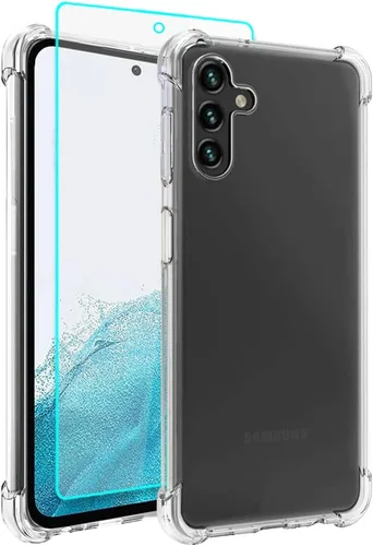 Miniatura 8 de Funda para Samsung A54 5G, Galaxy A54 5G con protector de pantalla HD, [grado militar de 16 pies a prueba de caídas], anillo protector a prueba