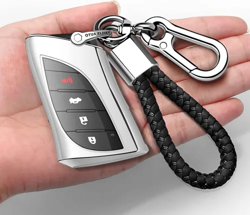 Miniatura 4 de Funda compatible con llavero Lexus con llavero TPU suave de protección de 360 grados para llave inteligente UX200 LS500 LS500H LC500 LC500h ES300h