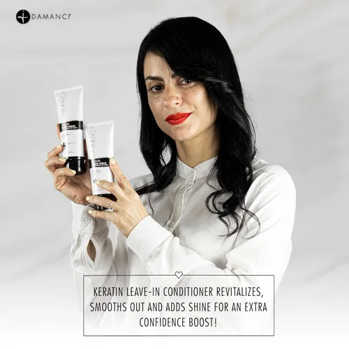 Miniatura 6 de DAMANCI Crema de argán, crema para peinar el cabello y acondicionador sin enjuague, suaviza el cabello y antiencrespamiento, con aceite de argán