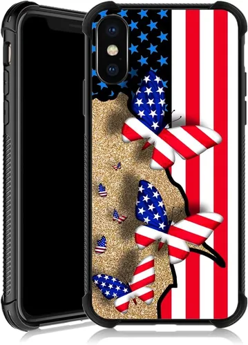 Miniatura 11 de Funda para iPhone Xs Max, diseños de girasol, estrella, cielo, cubierta trasera de cristal templado antiarañazos, esquinas reforzadas, carcasa