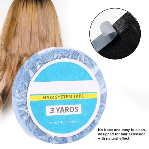 Miniatura 3 de Semme Cinta adhesiva para extensiones de cabello, cinta adhesiva de doble cara, herramienta de belleza para extensiones, tupés, barbas y pelucas