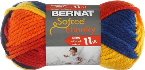 Miniatura 2 de Estambre Bernat. Compra en volumen de estambre Softee Chunky Ombre (paquete de 6 unidades).