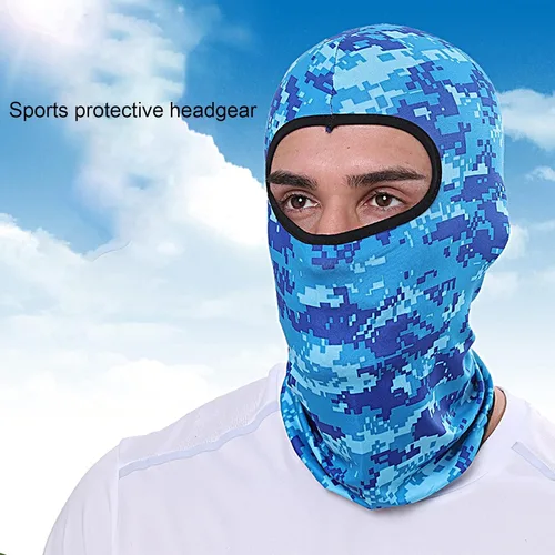 Miniatura 4 de Pasamontañas para la cara, polaina de cuello refrescante para verano, protector UV, bufanda de esquí para hombres y mujeres, pasamontañas