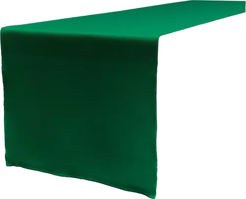 Miniatura 11 de LA Linen™ mantel de popelina de poliéster de 14 por 108 pulgadas Blanco P
