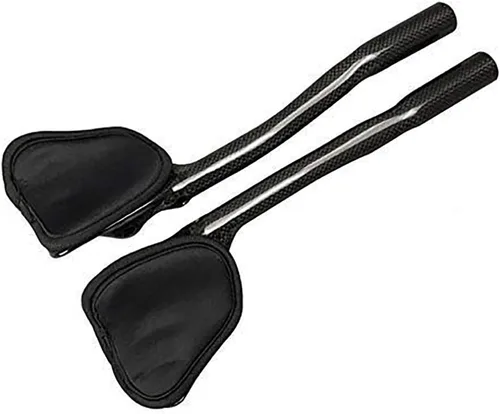 Miniatura 16 de TT Bars Carbon Bike Areo Bars Manillar RXL SL Bullhorn Handlebars Carbon Aero Bars Aero Manillar Negro 3K Brillante 31.8X340mm Triatlón Aero Barras