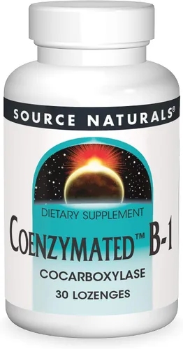 Miniatura 5 de Source Naturals Coenzymated B-1 25mg Tiamina Cocarboxilasa de acción rápida Disolución Rápida - 60 Pastillas