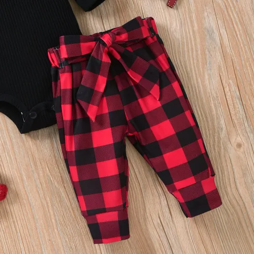 Miniatura 222 de Aalizzwell Conjunto de mameluco acanalado para bebé recién nacido prematuro para otoño e invierno