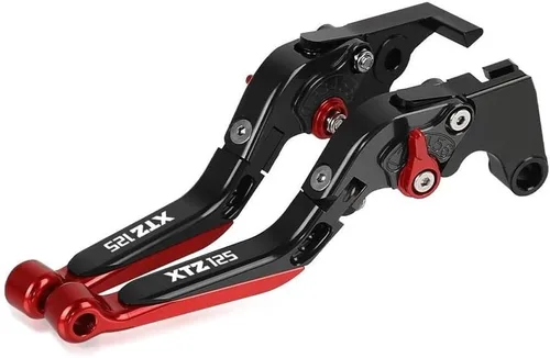 Miniatura 6 de KSHSAA Para Yam & ha XTZ125 2014-2015 XTZ 125 Palanca de freno de embrague de motocicleta extensible ajustable palancas plegables palanca