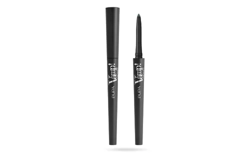 Miniatura 8 de PUPA Milano Vamp! Lápiz de ojos impermeable 100 icónicos negro - Lápiz delineador rico y crema para hacer que los ojos destaquen, fórmula duradera