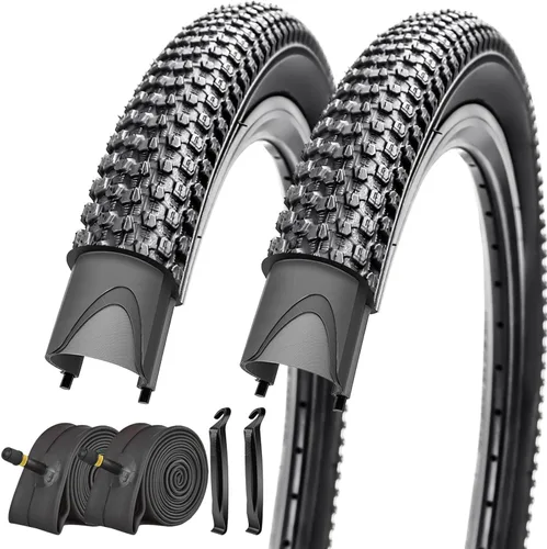 Miniatura 9 de Paquete de 2 neumáticos de bicicleta de 14/16"/18"/20"/26"x2.125" con o sin tubos interiores 14/16/18/20x1.75/1.95/2.125 AV 1.260 in válvulas