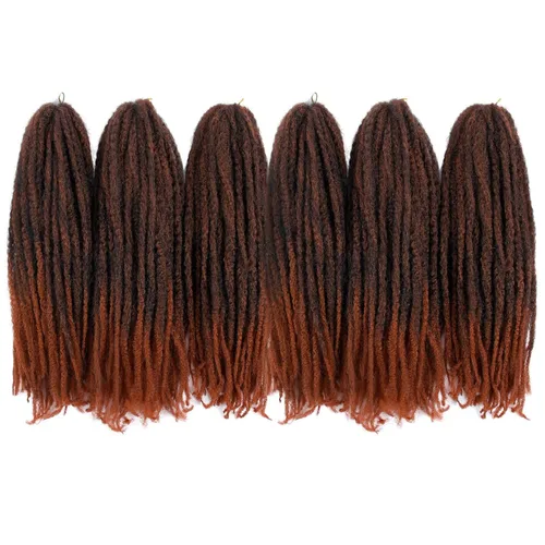 Miniatura 10 de Cabello trenzado Marley Twist de 18 pulgadas, extensiones sintéticas suaves, esponjosas y versátiles para estilos de aspecto natural, perfecto