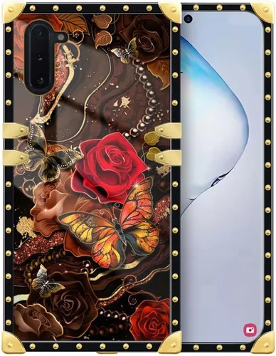 Miniatura 19 de DAIZAG Funda compatible con Samsung Galaxy Note 10 Plus, decoración dorada de mujer de fe, funda protectora de TPU suave antiarañazos